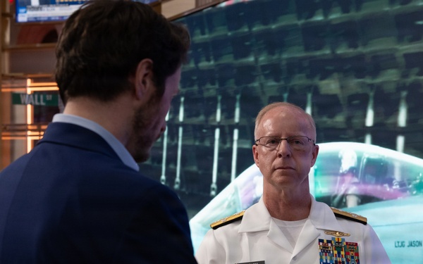 U.S. Service members attend opening Bell Ceremony at New York Stock Exchange