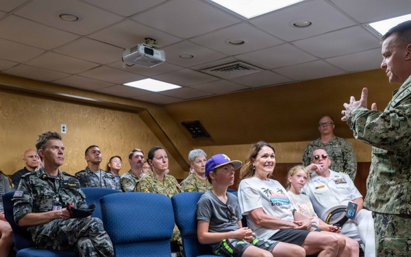 Partner Nation Chaplains Visit USS Theodore Roosevelt - RIMPAC 2026