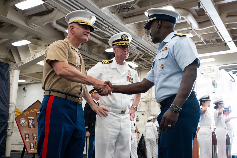 International Naval Review 250 aboard USS Arlington