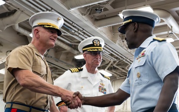 International Naval Review 250 aboard USS Arlington