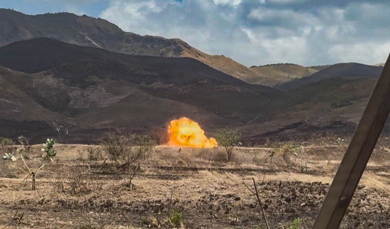 1600th EOD Company Perform Disposal Operations