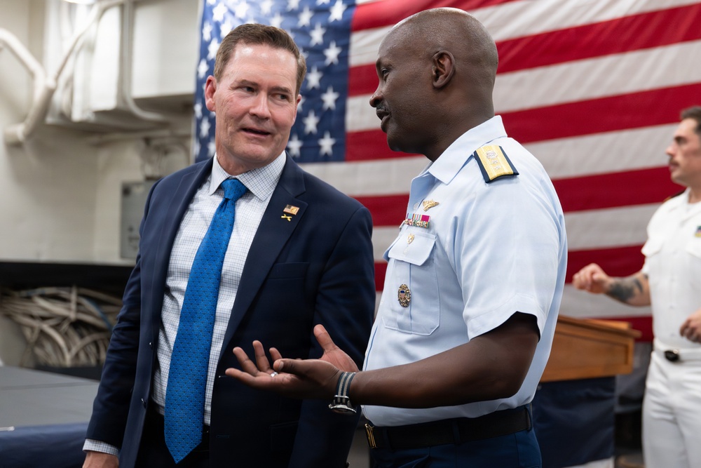 International Naval Review 250 aboard USS Arlington