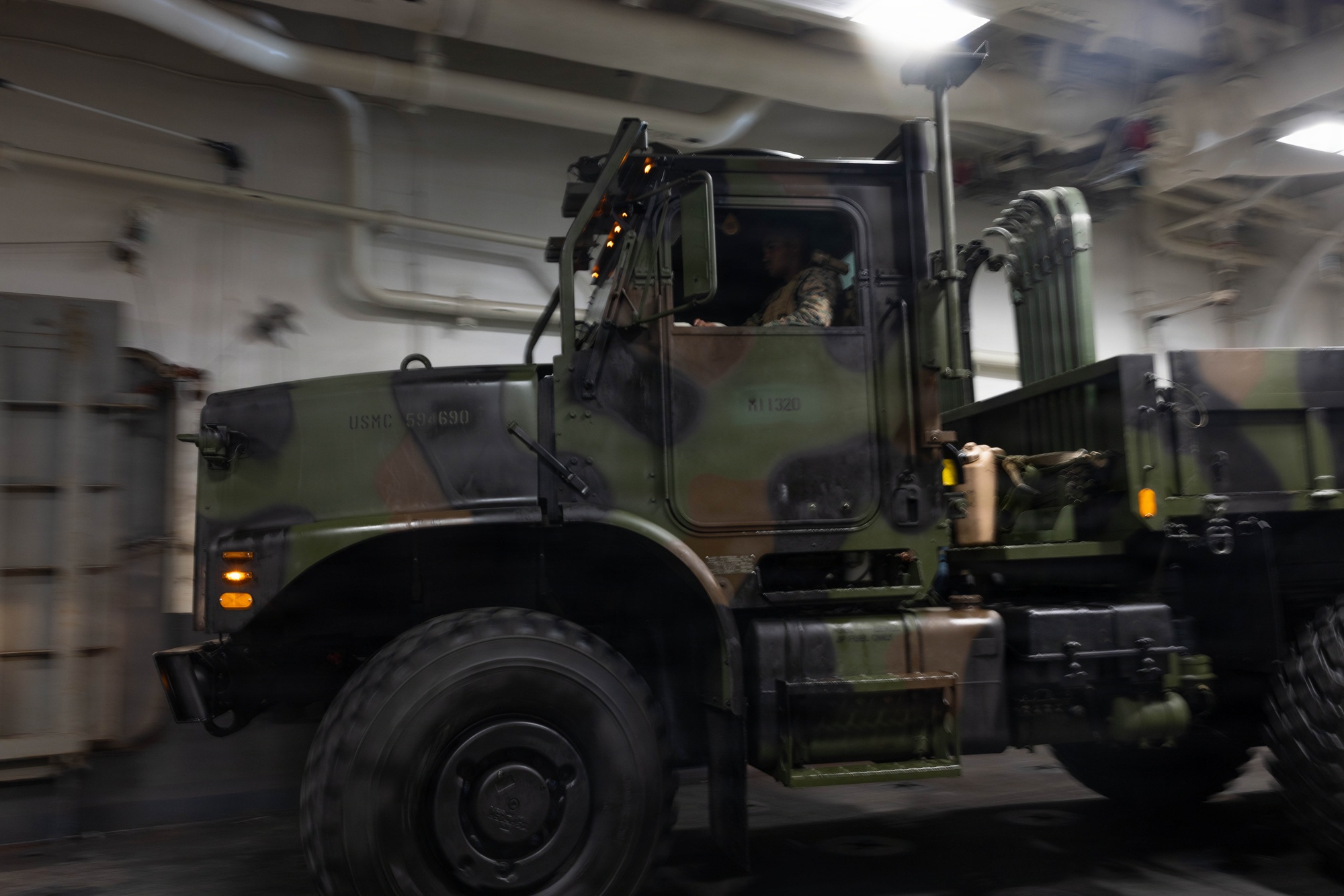 DVIDS - Images - LCAC offloads cargo onto the USS Makin Island