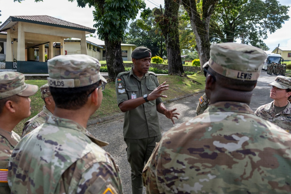 25th Infantry Division Band Visits Queen Elizabeth Barracks with Republic of Fiji Military Forces Band