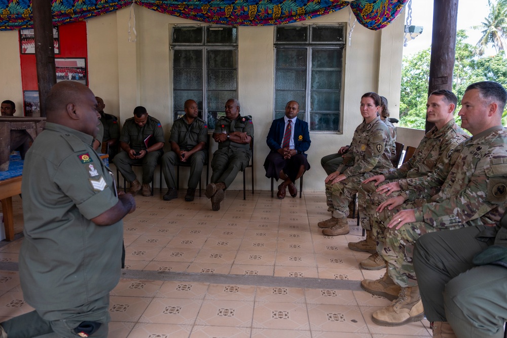 25th Infantry Division Band Visits Queen Elizabeth Barracks with Republic of Fiji Military Forces Band