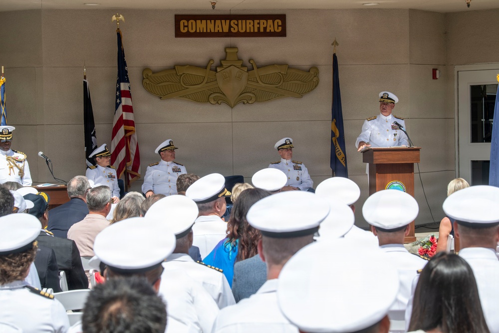 Commander, Naval Surface Forces Changes Command