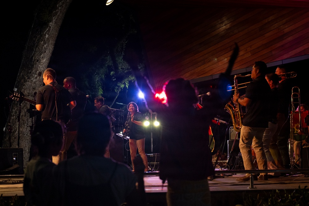25th Infantry Division Band and Republic of Fiji Military Forces Band Perform Joint Concert at Ratu Sukuna Park