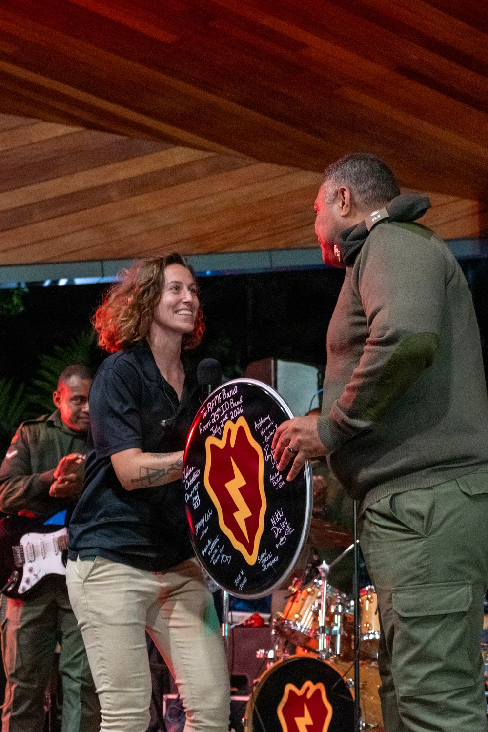 25th Infantry Division Band and Republic of Fiji Military Forces Band Perform Joint Concert at Ratu Sukuna Park