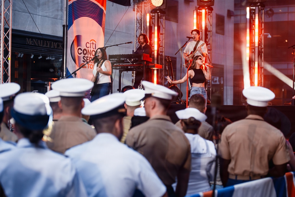 U.S. Service Members attend NBC's Today Show during INR 250