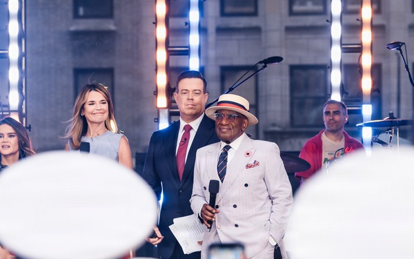 U.S. Service Members attend NBC's Today Show during INR 250