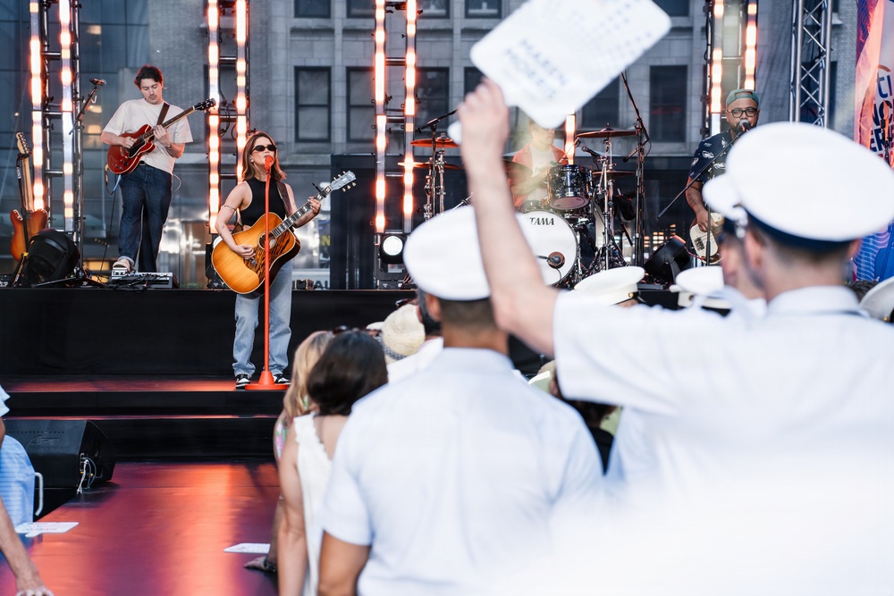 U.S. Service Members attend NBC's Today Show during INR 250