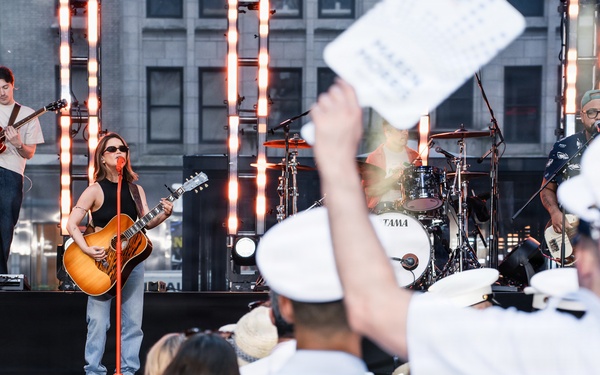 U.S. Service Members attend NBC's Today Show during INR 250