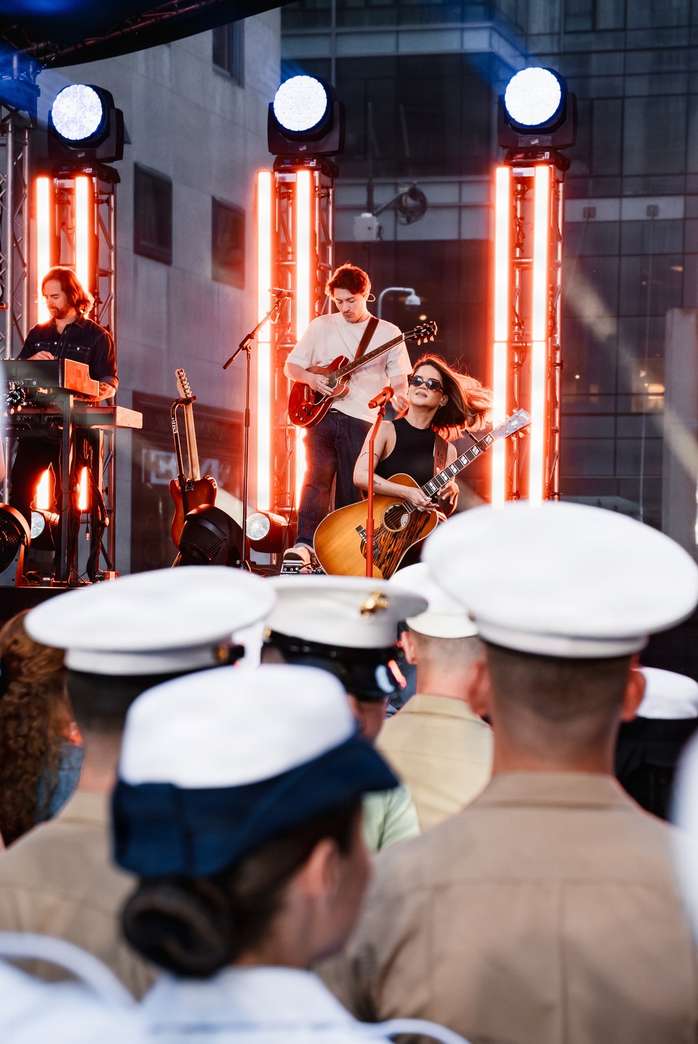 U.S. Service Members attend NBC's Today Show during INR 250