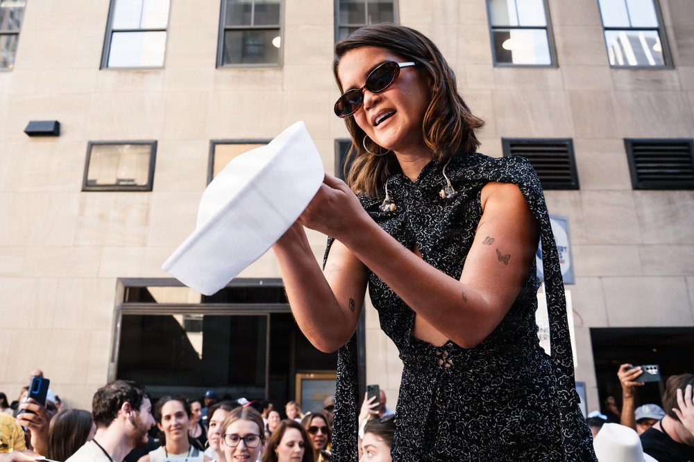 U.S. Service Members attend NBC's Today Show during INR 250