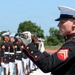 U.S. Marine Corps Silent Drill Platoon attend a Community Relations Event for INR250