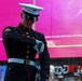U.S. Marine Corps Silent Drill Platoon performs at Time Square for INR250