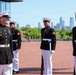 U.S. Marine Corps Silent Drill Platoon performs on Liberty Island  for INR250