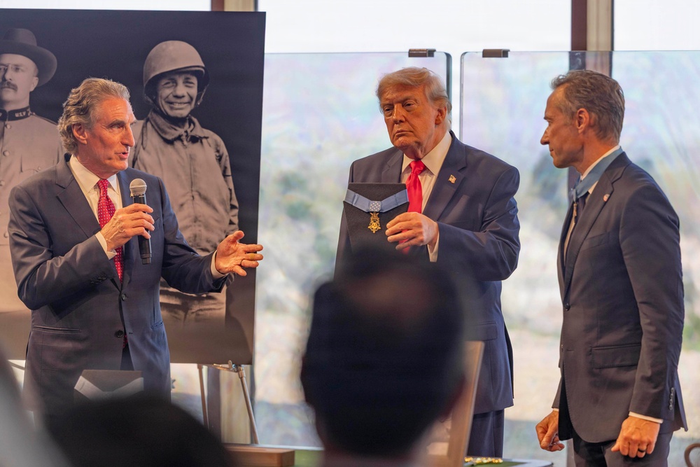 President Donald J. Trump Presents Medal of Honor to Theodore Roosevelt Presidential Library