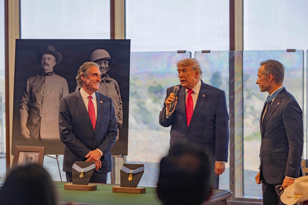 President Donald J. Trump Presents Medal of Honor to Theodore Roosevelt Presidential Library