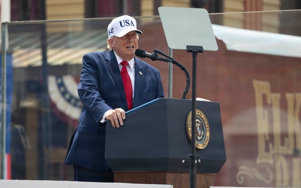 President Donald J. Trump Speaks at Theodore Roosevelt Presidential Library Grand Opening