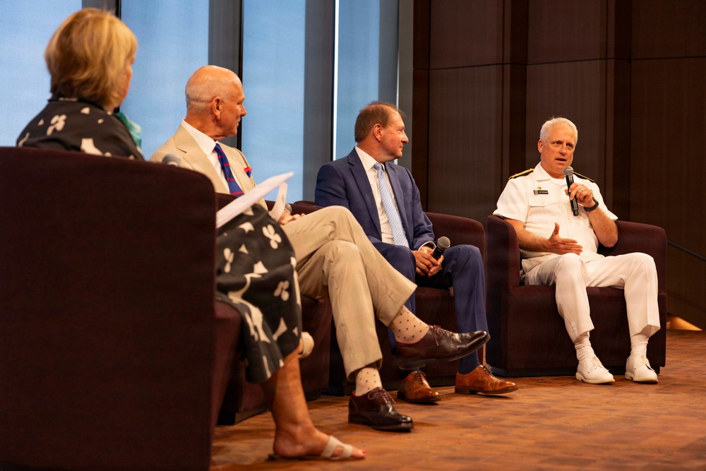 Rear Admiral Jonathan R. Townsend Speaks at Grand Opening of the Theodore Roosevelt Presidential Library