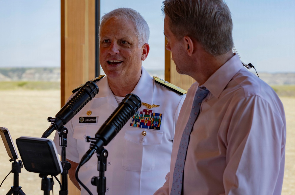 Rear Admiral Jonathan R. Townsend Speaks at Grand Opening of the Theodore Roosevelt Presidential Library