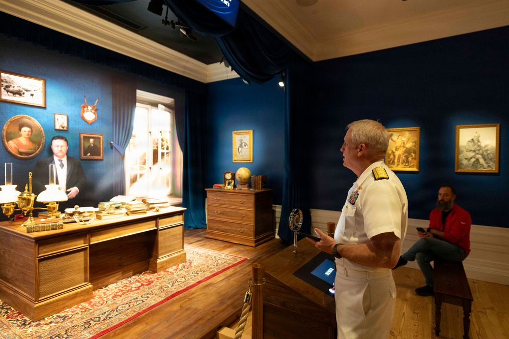 U.S. Navy Visits the Theodore Roosevelt Presidential Library