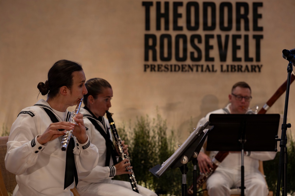 U.S. Navy Visits the Theodore Roosevelt Presidential Library