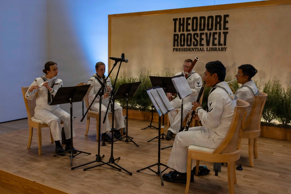 U.S. Navy Visits the Theodore Roosevelt Presidential Library