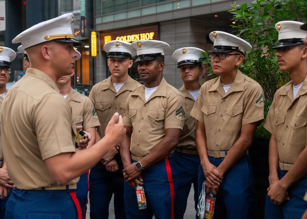 USS Arlington Sailors and Marines at TODAY Show