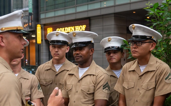 USS Arlington Sailors and Marines at TODAY Show