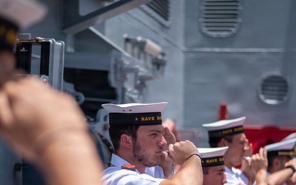 Italian Navy hosts luncheon aboard ITS Giovanni Delle Bande Nere (P434) during RIMPAC 2026