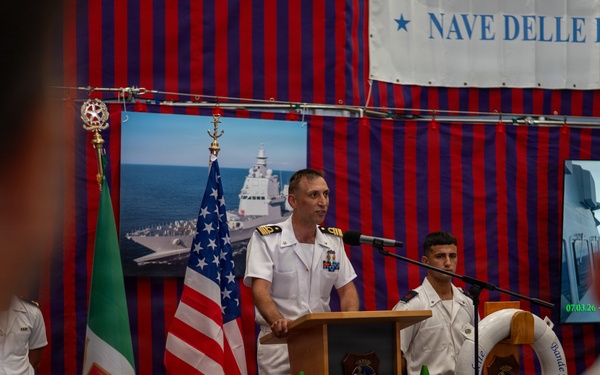 Italian Navy hosts luncheon aboard ITS Giovanni Delle Bande Nere (P434) during RIMPAC 2026
