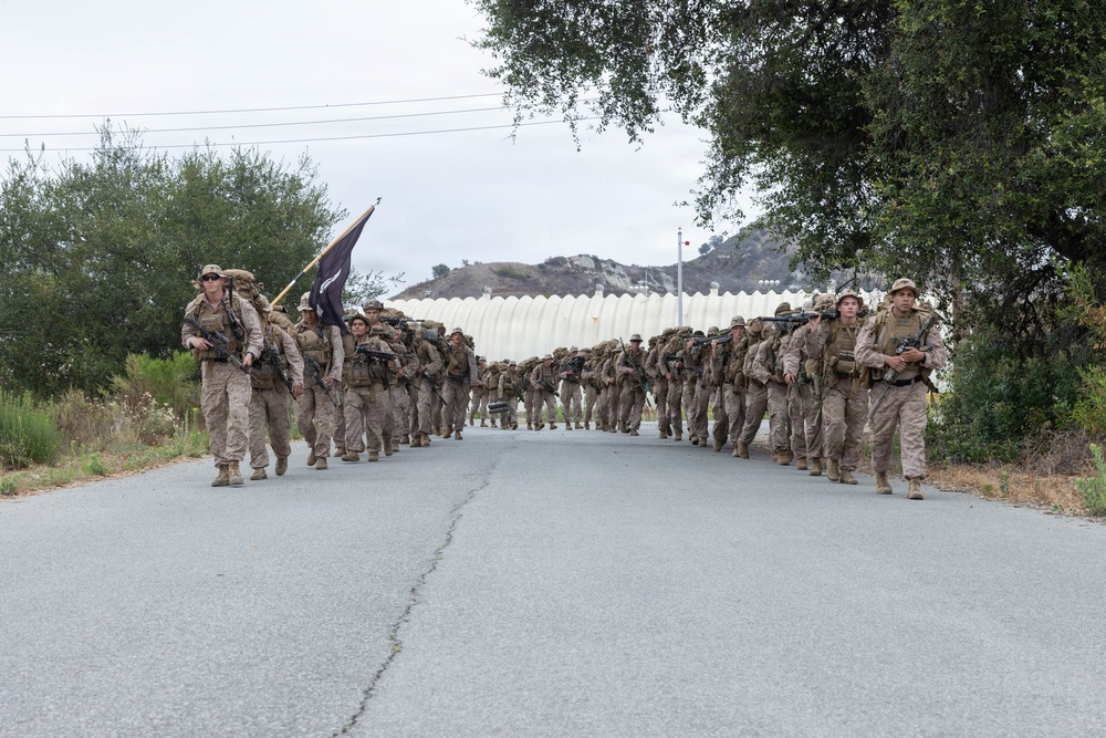 BLT 2/4 conducts a conditioning hike to San Mateo