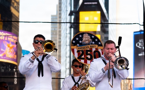 INR 250 USN Band at Times Square