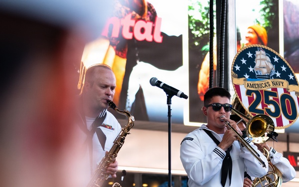INR 250 USN Band at Times Square