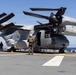 MV-22B Ospreys and MH-60 Seahawk execute embarking procedures on USS Makin Island