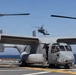MV-22B Ospreys and MH-60 Seahawk execute embarking procedures on USS Makin Island