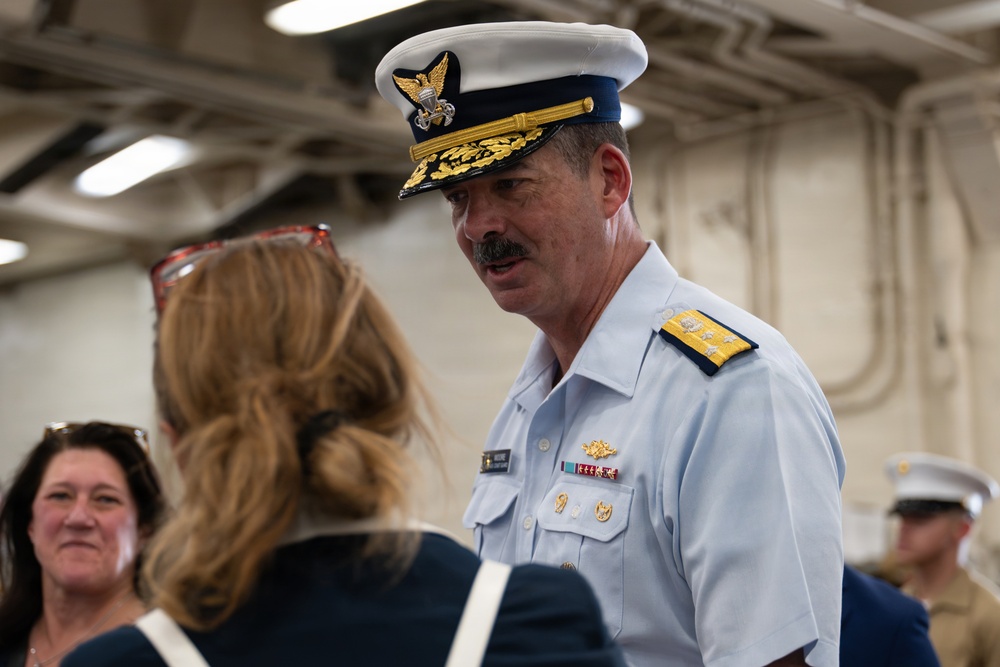 International Naval Review 250 Distinguished Visitor Reception aboard USS Arlington