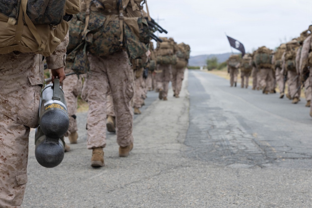 BLT 2/4 conducts a conditioning hike to San Mateo