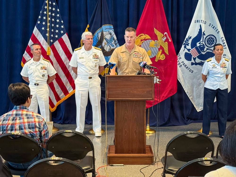Joint Press Conference Highlights International Naval Review 250