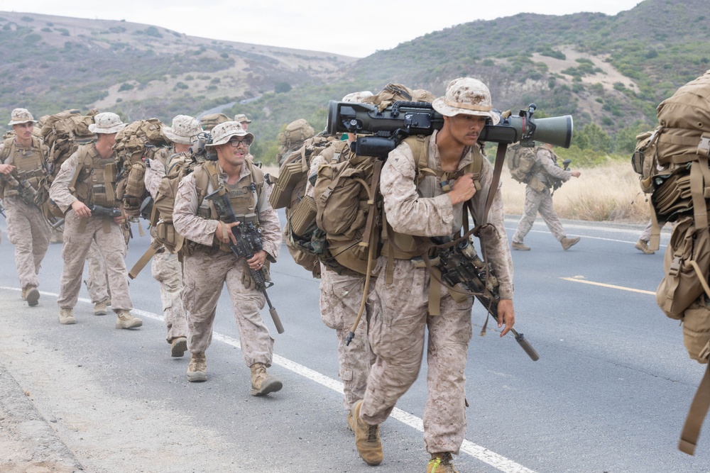 BLT 2/4 conducts a conditioning hike to San Mateo