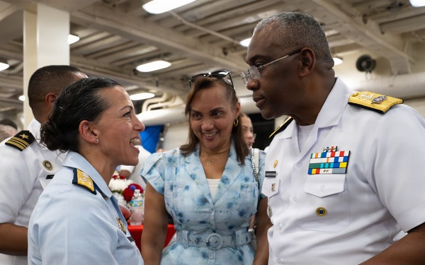 International Naval Review 250 Distinguished Visitor Reception aboard USS Arlington