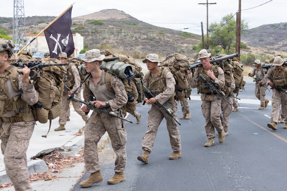 BLT 2/4 conducts a conditioning hike to San Mateo