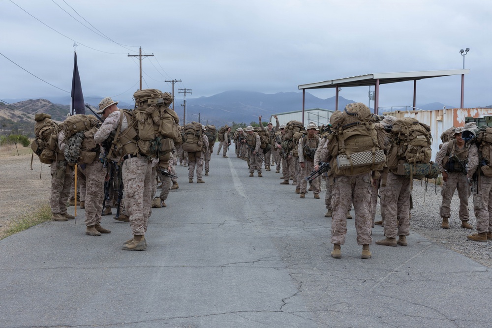 BLT 2/4 conducts a conditioning hike to San Mateo