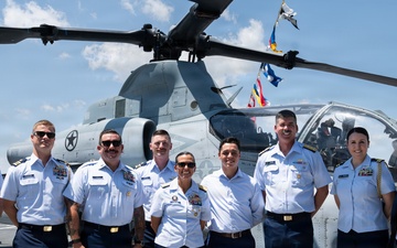 International Naval Review 250 Distinguished Visitor Reception aboard USS Arlington