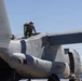 MV-22B Ospreys and MH-60 Seahawk execute embarking procedures on USS Makin Island