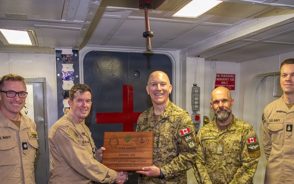 Canadian Surgeon General Vvsits USS Essex during RIMPAC 2026