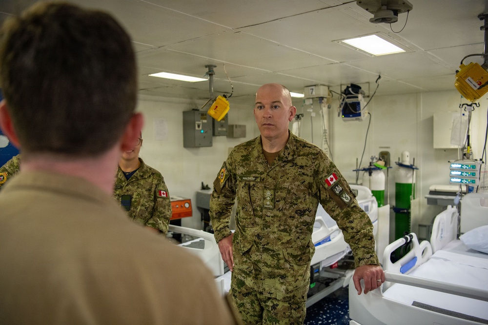 Canadian Surgeon General Tours USS Essex During RIMPAC 2026