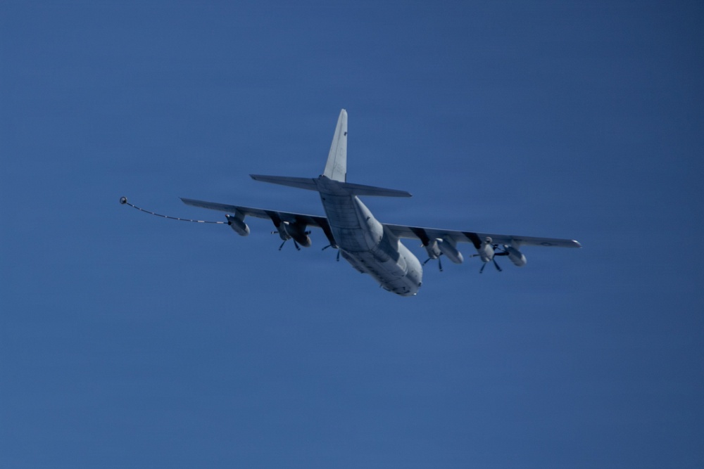 VMGR-152, VMGR-153 refuel VMFA-242 in air, on ground during Valiant Shield 2026